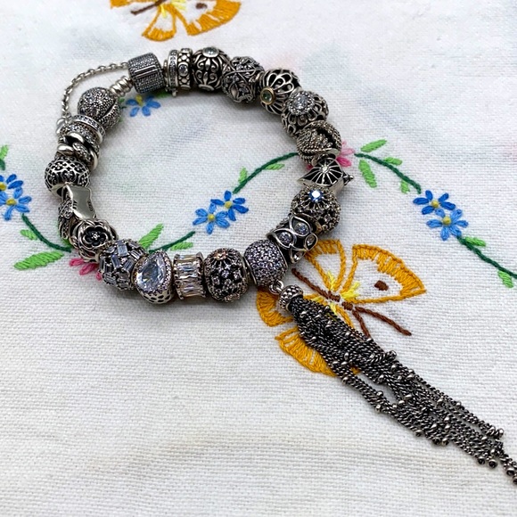 Pandora, Chamilia, and jewelry store brand vintage sterling silver bracelet 😍 - Picture 5 of 6
